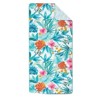 Fit-Flip Strandtuch 90 x 200 cm blau-türkis