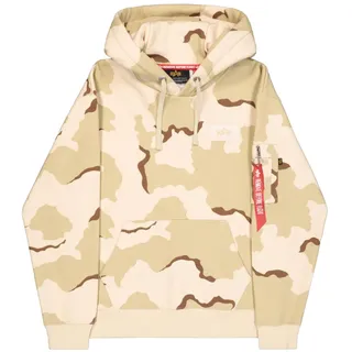 Alpha Industries Herren Backprint Camo Hoodie, Desert Camo 91, S