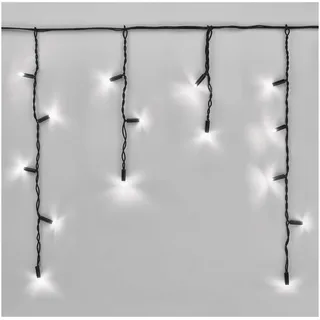 EMOS LED-Lichterkette Eisregen 3 m Warmweiß Schwarz