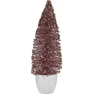 Weihnachtsbaum Mittel 10 x 33 x 10 cm Rosa Gold - Rosa