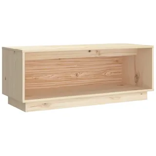 vidaXL TV-Schrank 90x35x35 cm Massivholz Kiefer - Braun