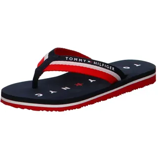 Tommy Hilfiger Damen Flip Flops Tommy Loves NY Beach Sandal Blau (Midnight), 37