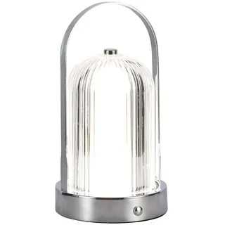 Wiederaufladbare Tischlampen - Chrom - IP20 - 1W - 55 Lumen - 3IN1 - Silber
