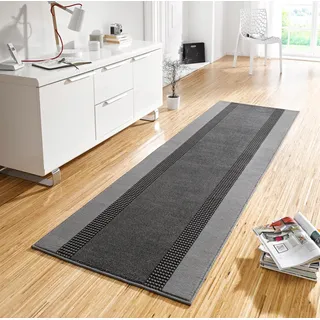 HANSE HOME Band Teppichläufer 80 x 300 cm Grau