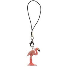Miniblings Flamingo Handyanhänger 25mm Handyschmuck Sommer Party Vogel- Handmade Modeschmuck I Anhänger Handyschmuck Schlüsselanhänger