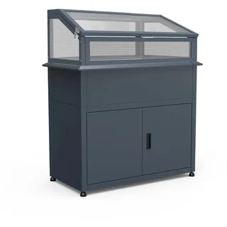 Westmann Plexa Plus Metall Hochbeet 120 x 100 x 50 cm Grau