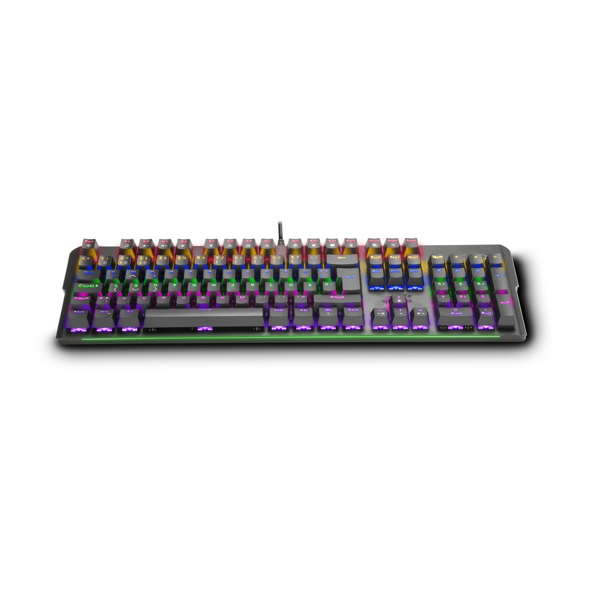 Bild von VELA LED Mechanical Gaming Keyboard schwarz, USB, DE (SL-670013-BK)