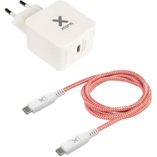 Bild CX030 Ladegerät für Mobilgeräte Universal Weiß AC Adapter USB-C PD (18W) + USB-C cable