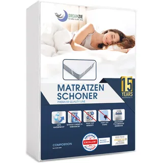 Dreamzie Matratzenschoner 180 x 200 cm weiß