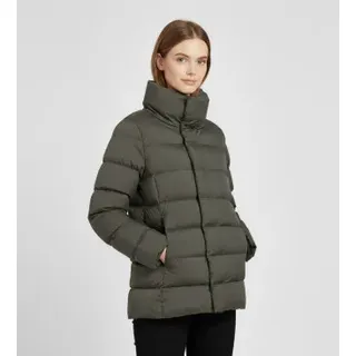 ECOALF für Damen. MCWGAJKMOORE0987W25-424 Moore grüner Mantel (L), Lässig, Recyceltes Polyester, Nachhaltig