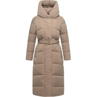 Steppmantel NAVAHOO "Steppmantel Eisblick 14", Damen, Gr. M, beige (taupe grau), Obermaterial: 100% Polyester PES.  Obermaterial: Futter: 100% Polyester PES. 100% Polyester PES., Mäntel Steppmantel
