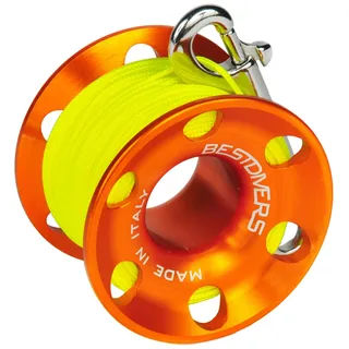 Best Scuba Divers ml0087, Angelrolle Unisex – Erwachsene, Orange, 30 Meter