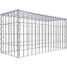 Bild Gabione, silbergrau, Maschenweite 5 10 cm