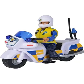Simba Feuerwehrmann Sam Polizeimotorrad 9251092 Polizei