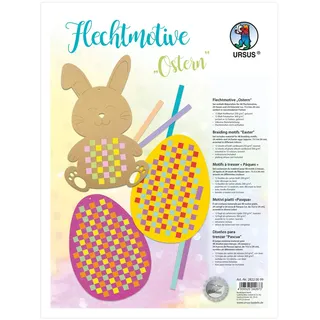 Ursus Flechtmotive Ostern Bastelset 48 Motive 15,5 x 24 cm
