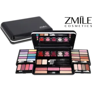 ZMILE COSMETICS Classic Beauty Box vegane Kosmetik mit Spiegel - Kleines Make Up Set für Unterwegs, zum Reisen und Verschenken