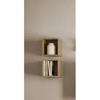 INOSIGN Wandregal Infinity 2 tlg. 28 x 30 x 29 cm Braun