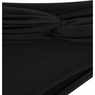Bügel-Bandeau-Bikini LASCANA, Damen, Gr. 32, Cup A, schwarz, Polyamid, glänzend, unifarben, Bikini-Sets Bügel-Bandeau-Bikini, mit verschiedenen Trägervarianten