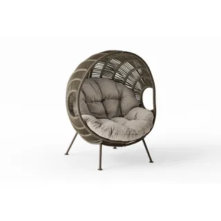 Suns Nuna Egg Chair Aluminium/Rope inkl. Kissen