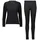 Woman Set Sweat Pant Schwarz 34