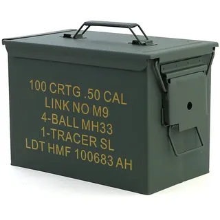 RAMROXX Munitionskiste Ammo Box Metallkiste Transport Metallbox 327x185x227mm grün