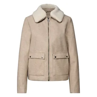 STREET ONE STREET ONE, Kurzjacke ohne Kapuze Abnehmbarer Kragenbesatz,