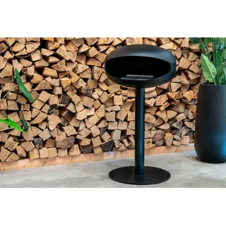 La Fuego – -Ethanol Kamin – Atlas – Freistehend – Mattschwarz – 55 cm Durchmesser