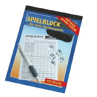 g. p. import von nonfood-waren gmbh Senioren Knobel Block 40 Seiten Spielblock Spielblatt Spielzettel