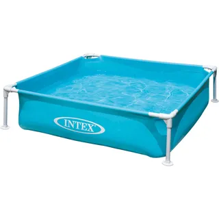 Intex Mini Frame Pool 122 x 122 x 30 cm blau