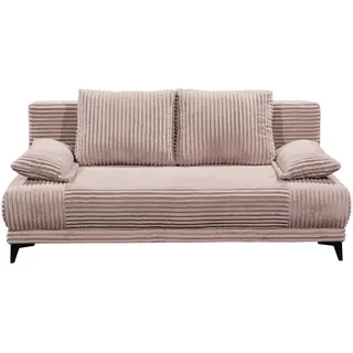 Mid.you Schlafsofa , Rosa , Textil , Füllung: Schaumstoffflocken,Schaumstoffflocken , 211x96x105 cm , Wohnzimmer, Sofas & Couches, Schlafsofas, Sonstige Schlafsofas
