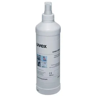 uvex Reinigungsfluid 500ml in runder Flasche transparent - 9972101 - transparent
