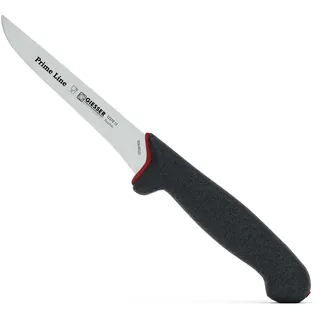 Giesser seit 1776 - Made in Germany - Ausbeinmesser rutschfest PrimeLine, 13 cm Klinge flexibel, schwarz, scharfes Metzgermesser spülmaschinenfest, rostfrei