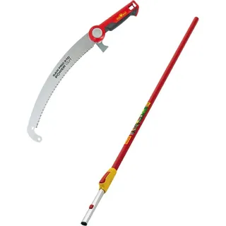 Astsäge Power Cut Saw Pro 370 + Vario-Stiel ZM-V 4 Set (rot/silber, PCSPRO 370/ZM-V4) - Grau, Rot