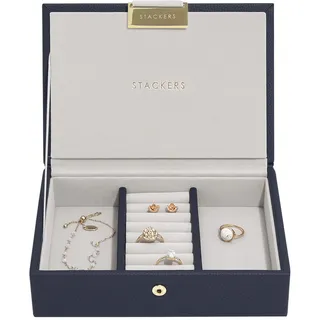 Stackers Marineblauer Mini-Schmuckkasten-Deckel