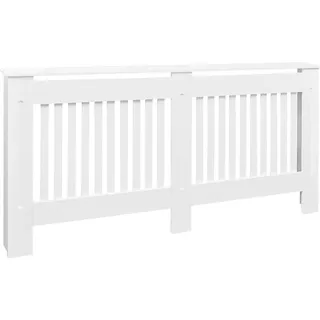 vidaXL Heizkörperabdeckung Weiß MDF 172 cm - Weiß