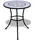 Bistrotisch Ø 60 x 70 cm Blau/Weiß