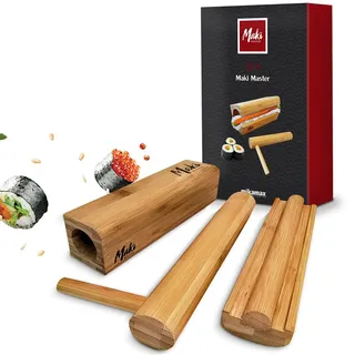 MikaMax Maki Master Sushi Kit Bambus Braun