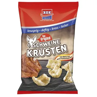 XOX Schweinekrusten in frittierte Schweineschwarten 100g 5er Pack