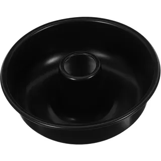 Garneck Frankfurter Kranz Backform 20 Cm – Runde Kuchenform Aus Aluminium Mit Antihaftbeschichtung Für Torten - Donuts Und Desserts - Ideal Für Geburtstagsfeiern Und Hochzeiten Schwarz