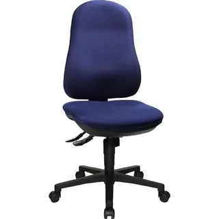 Topstar Bürodrehstuhl Support® SY ohne Armlehnen, royalblau - Blau