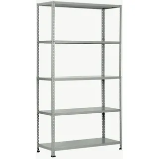 Scaffale Regalwand Metall 5 Regale CM 100x40x200 H Grau 279pro