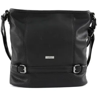 Tom Tailor Juna Damen Hobo Bag Schultertasche Mittelgroß schwarz