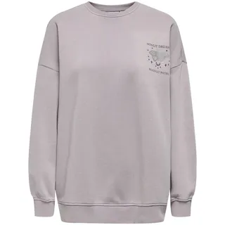 ONLY Damen Onllucinda Oversize L/S Wild Box SWT Sweatshirt, Nirvana, 38