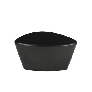 SIT Möbel Beistelltisch SIT, schwarz, B:70cm H:36cm T:53cm, Mango massiv, Tische, Beistelltisch, dreieckige Tischplatte