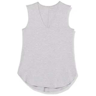 Amazon Essentials Damen Tank-Top aus Jersey mit V-Ausschnitt, Reguläre Passform (Früher Daily Ritual), Hellgrau Meliert, M