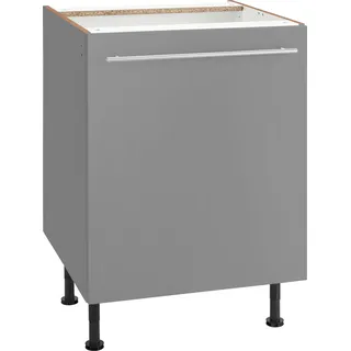 OPTIFIT Unterschrank Bern 60 x 58,4 x 87 cm Grau