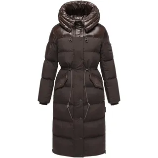 Steppmantel NAVAHOO "Steppmantel Knusperherz 14", Damen, Gr. XL, braun (choco), Obermaterial: 100% Polyester PES.  Obermaterial: Futter: 100% Polyester PES. 100% Polyester PES., Mäntel Steppmantel