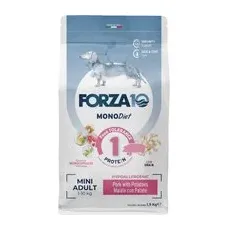 2x1,5kg Porc și cartofi Mini Diet Low Grain Forza10 Hrană uscată câini