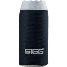 SIGG Nylon Pouch Black (0.4 L), modische Schutzhülle für jede SIGG Trinkflasche, handliche Flaschentasche aus Nylon, leicht isolierende Flaschenhülle