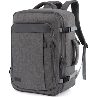 LOVEVOOK Mofut Reiserucksack, 40L Handgepäck Reiserucksack, Erweiterbarer Handgepäck Rucksack - Grau